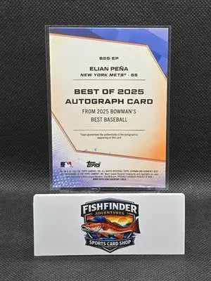 2025 Bowman’s Best - Best of 2025 Autographs Elian Pena #B25-EP (AU RC) - Baseball Card Single
