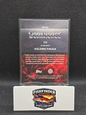 2025 Bowman’s Best University - Workhorse Keldric Faulk #W-16 (RC) - Football Card Single