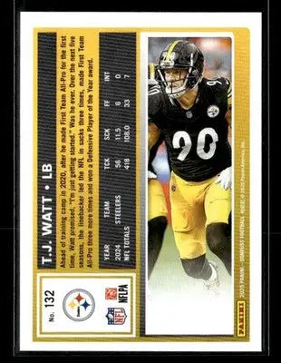 2025 Donruss #132 T.J. Watt - Football Card Single