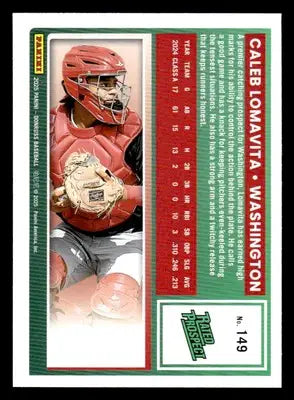2025 Donruss #149 Caleb Lomavita - Baseball Card Single