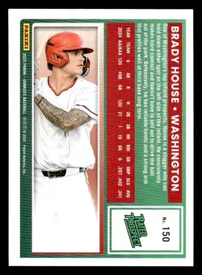 2025 Donruss #150 Brady House - Baseball Card Single