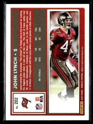 2025 Donruss #202 John Lynch Silver Press Proof #139/199 - Football Card Single