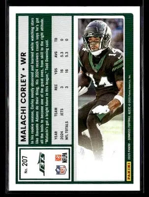 2025 Donruss #207 Malachi Corley - Football Card Single