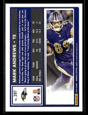 2025 Donruss #297 Mark Andrews - Football Card Single