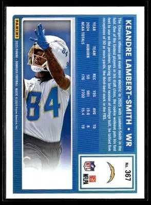 2025 Donruss #367 Keandre Lambert-Smith Rated Rookies Press Proof Red
