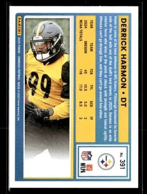 2025 Donruss #391 Derrick Harmon Rated Rookie - Football Card Single