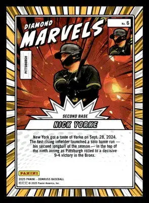 2025 Donruss #6 Nick Yorke Marvels - Baseball Card Single
