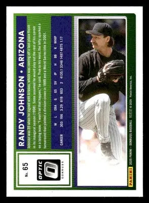 2025 Donruss #65 Randy Johnson Optic - Baseball Card Single