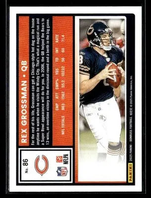 2025 Donruss #86 Rex Grossman - Football Card Single