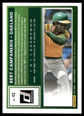 2025 Donruss Bert Campaneris #42 Baseball - Baseball Card Single