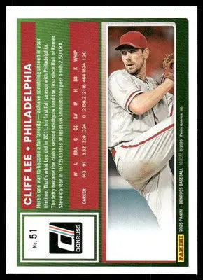 2025 Donruss Cliff Lee #51 Baseball - Baseball Card Single