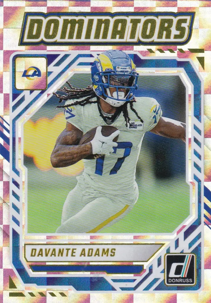 2025 Donruss #DOM-ADS Davante Adams Dominators Los Angeles Rams - Football Card Single