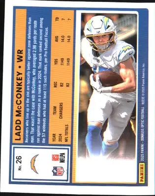 2025 Donruss Optic #26 Ladd McConkey - Football Card Single