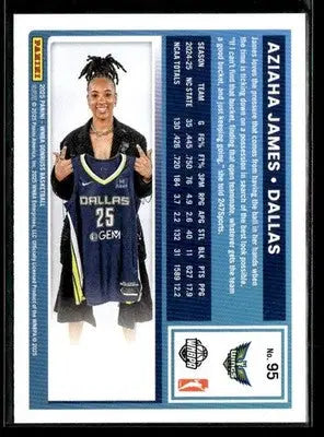 2025 Donruss WNBA Aziaha James #95 RC Dallas Wings