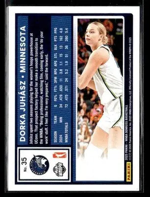 2025 Donruss WNBA Dorka Juhasz #35 Minnesota Lynx