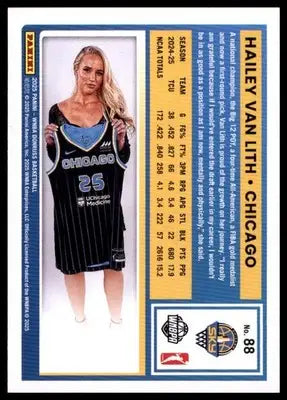 2025 Donruss WNBA Hailey Van Lith RC 88 Chicago Sky - Basketball Card Single