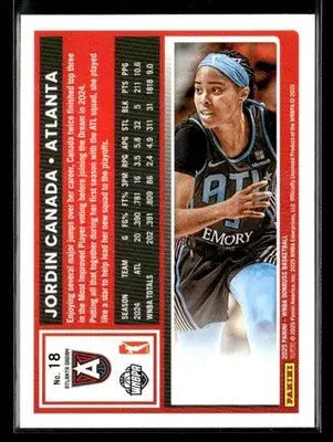 2025 Donruss WNBA Jordin Canada #18 Atlanta Dream