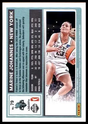2025 Donruss WNBA Marine Johannes 79 New York Liberty - Basketball Card Single
