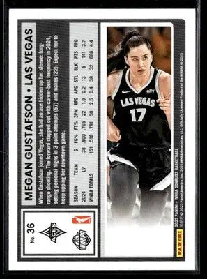 2025 Donruss WNBA Megan Gustafson #36 Las Vegas Aces - Basketball Card Single