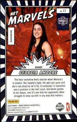 2025 Donruss WNBA Net Marvels #17 Georgia Amoore