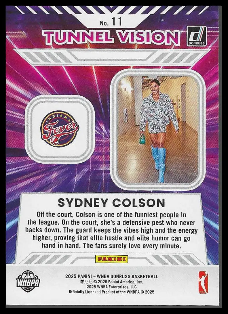 2025 Donruss WNBA Tunnel Vision #12 Rickea Jackson - Basketball Card Single