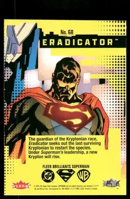 2025 Fleer Brilliants Superman Eradicator #68 - DC Card Single