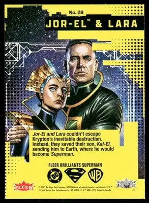 2025 Fleer Brilliants Superman Lara Jor-El #28 - DC Card Single