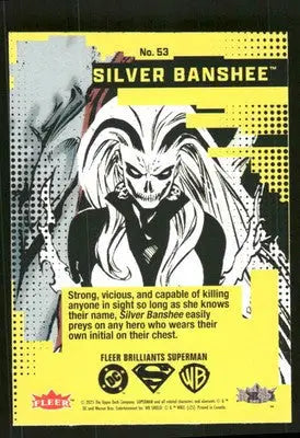 2025 Fleer Brilliants Superman Silver Banshee #53 - DC Card Single