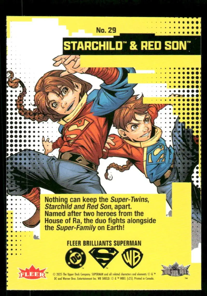2025 Fleer Brilliants Superman Starchild Red Son #29 - DC Card Single