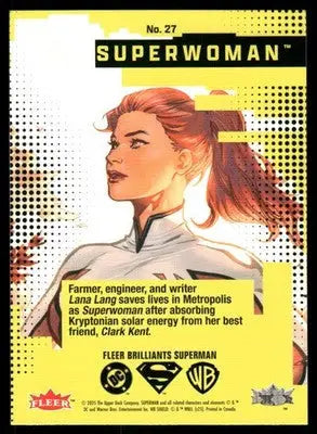 2025 Fleer Brilliants Superman Superwoman #27 - DC Card Single