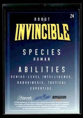 2025 Keepsake Invincible Season 1 Robot #24 - Other