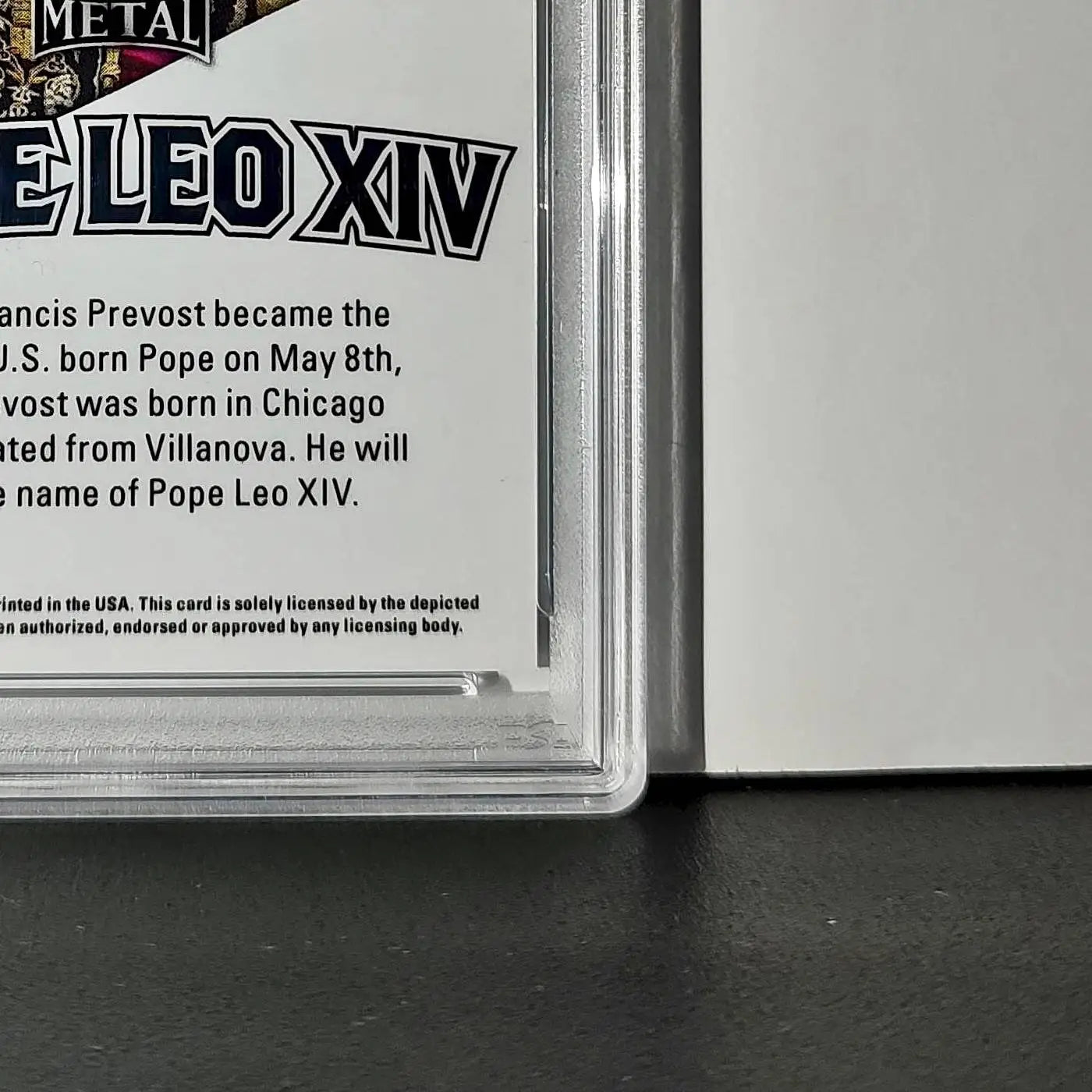 2025 Leaf Metal Pope Leo XIV 29/583 #1 Snow Variant PSA 9 Mint - Other