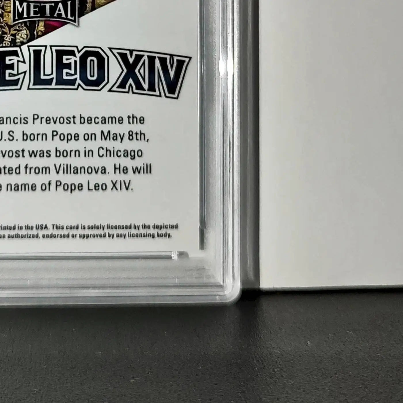 2025 Leaf Metal Pope Leo XIV 30/583 #1 Snow Variant PSA 9 Mint - Other