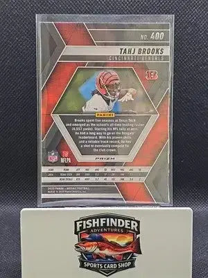 2025 Mosaic Tahj Brooks Purple Reactive Prizm RC #400 Bengals - Football Card Single