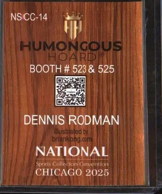 2025 2025 National Humongous Hoard #NSCC-14 Dennis Rodman - Basketball Card Single