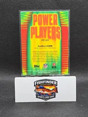 2025 NFL Topps Chrome CeeDee Lamb Power Players #PP-23 Dallas Cowboys - Football Card Single