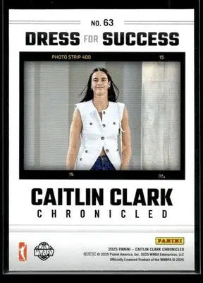 2025 Panini Caitlin Clark Chronicled Caitlin Clark #63 Indiana Fever - Basketball Card Single
