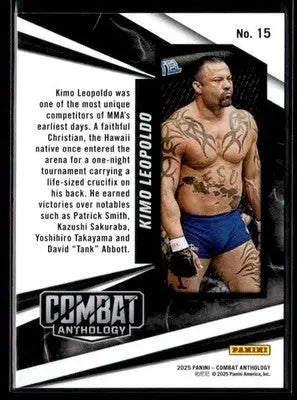 2025 Panini Combat Anthology Kimo Leopoldo #15 UFC - UFC/MMA Card Single