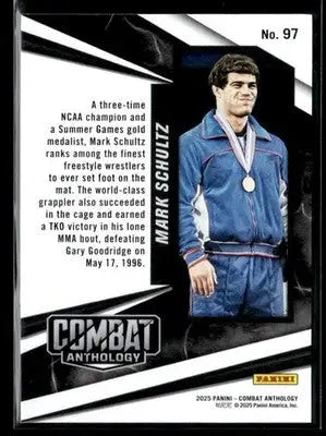 2025 Panini Combat Anthology Mark Schultz #97 UFC - UFC/MMA Card Single