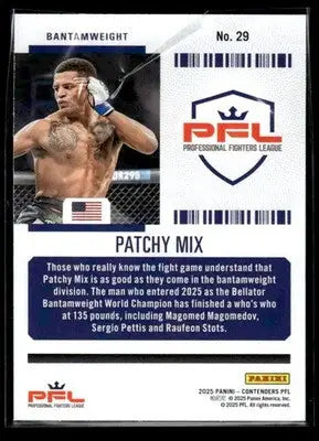 2025 Panini Contenders PFL #29 Patchy Mix Playoff Ticket - Other