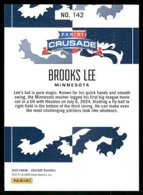 2025 Panini Crusade Brooks Lee #142 Gold Baseball - Baseball Card Single
