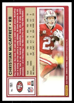 2025 Panini Donruss Christian McCaffrey #161 Football - Football Card Single