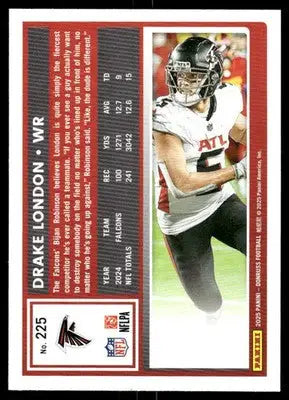 2025 Panini Donruss Drake London #225 Football - Football Card Single