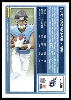 2025 Panini Donruss Elic Ayomanor #339 Football - Football Card Single