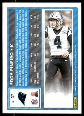 2025 Panini Donruss Football Eddy Pineiro #37 Football - Football Card Single