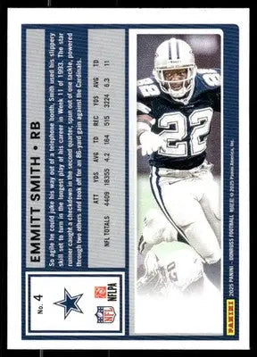 2025 Panini Donruss Football Emmitt Smith #4 Football - Football Card Single