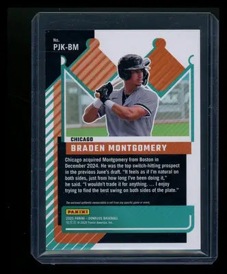 2025 Panini Donruss Jersey Kings Braden Montgomery #PJK-BM Baseball - Baseball Card Single