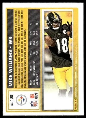 2025 Panini Donruss Mike Williams #100 Football - Football Card Single