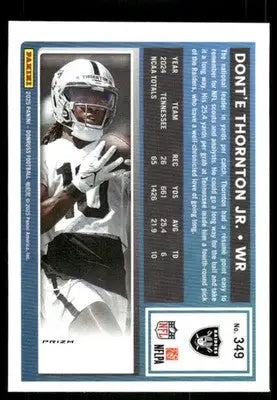 2025 Panini Donruss Optic Dont’e Thornton Jr. #349 Red Football - Football Card Single