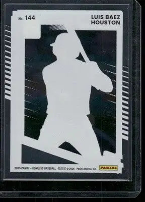 2025 Panini Donruss Rated Prospect Luis Baez #144 Clearly Rated Prospect - Baseball Card Single
